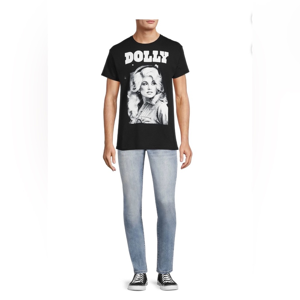 NWT Dolly Parton Men's Portrait Graphic T-Shirt from Walmart, Size 3XL - Picture 3 of 5